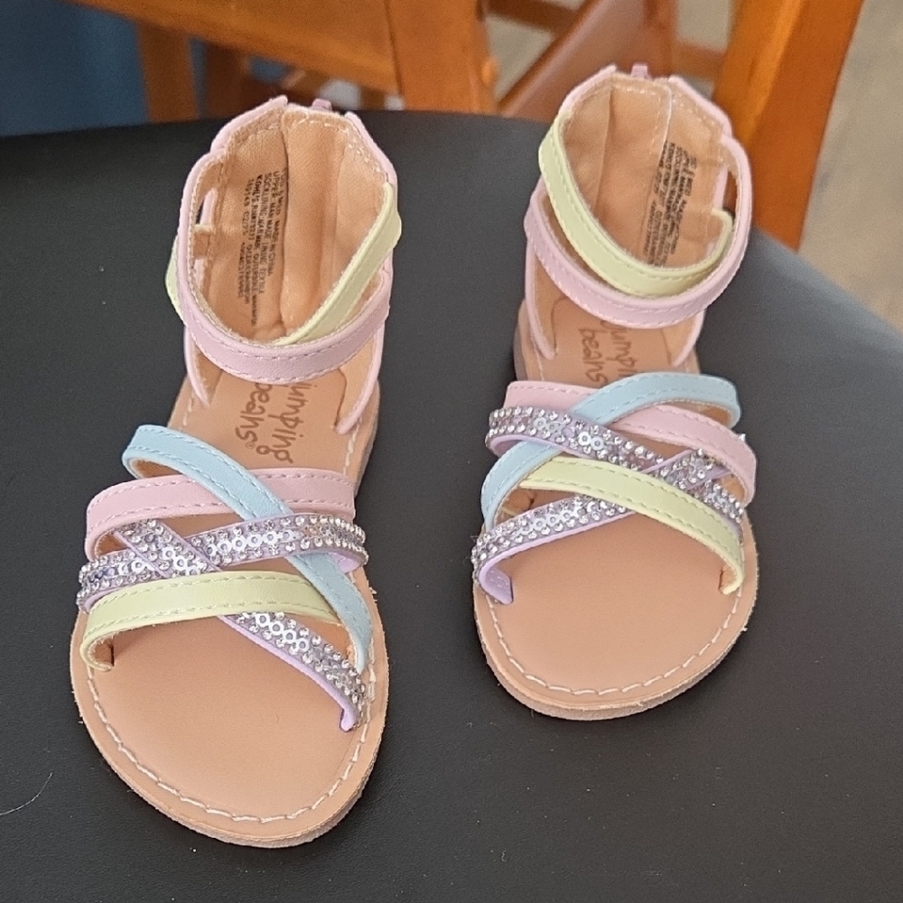 Pastel Rainbow Kids Sandals